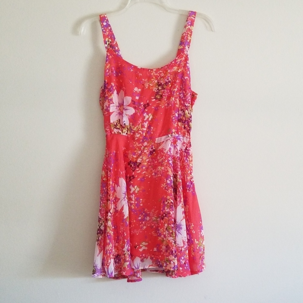 Lucca Couture Urban Outfitter Chiffon Floral Dress - Picture 5 of 8